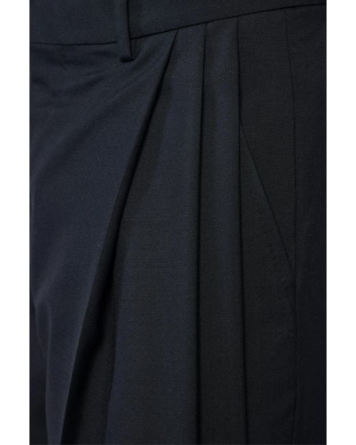 Kiko Kostadinov Black Vaals Pleated Wide-Leg Pants for men