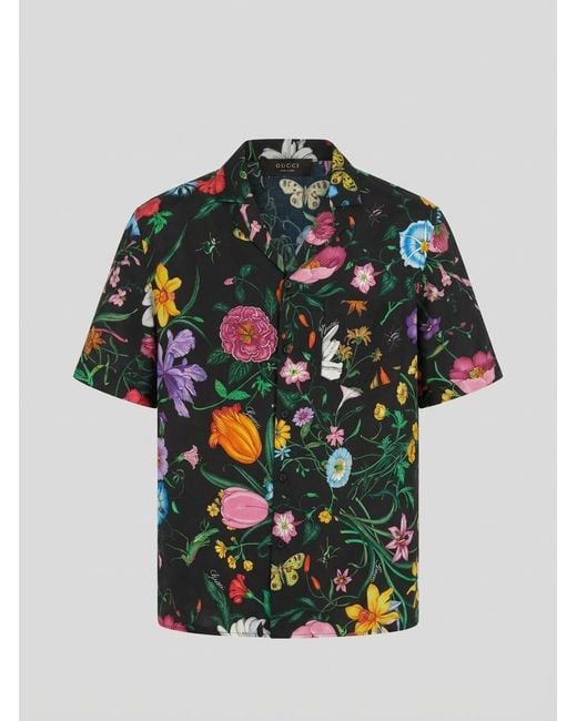 Gucci Multicolor Short Sleeve Shirt for men