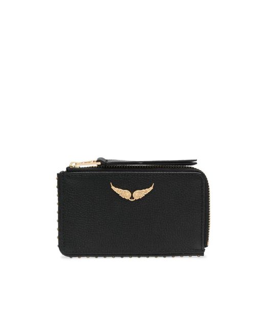 Zadig & Voltaire Black Zv Calf-Leather Wallet