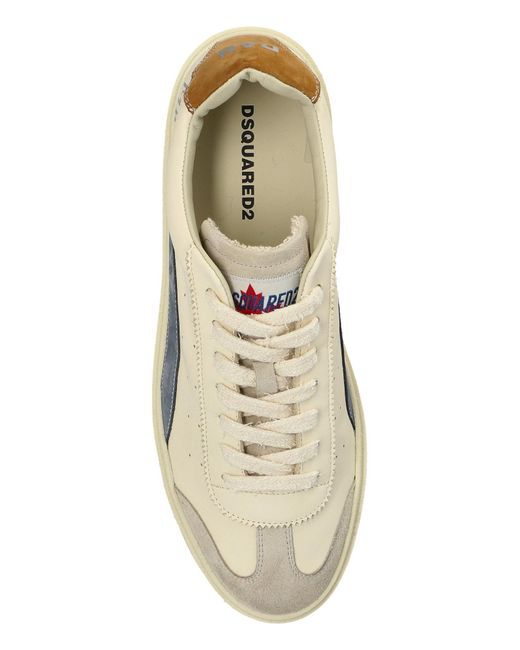 DSquared² Multicolor Panelled Leather Sneakers for men