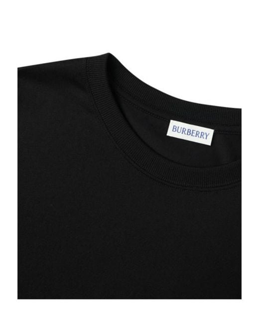 Burberry Black Short-Sleeved T-Shirt for men