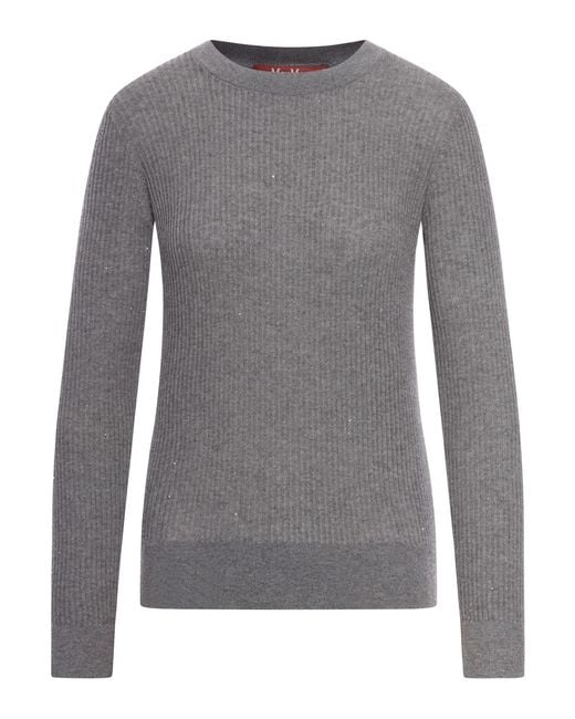 Max Mara Gray Sweaters Se Wo