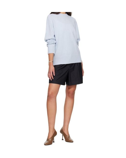 Loulou de Saison Blue Long-Sleeved Crewneck Jumper