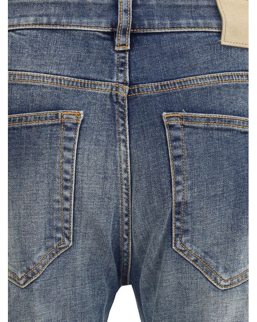 Pt Pantaloni Blue Pt Torino Reggae Slim-Fit Jeans for men