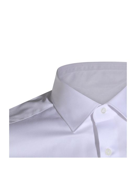 Mazzarelli Blue Slim Fit Shirt for men