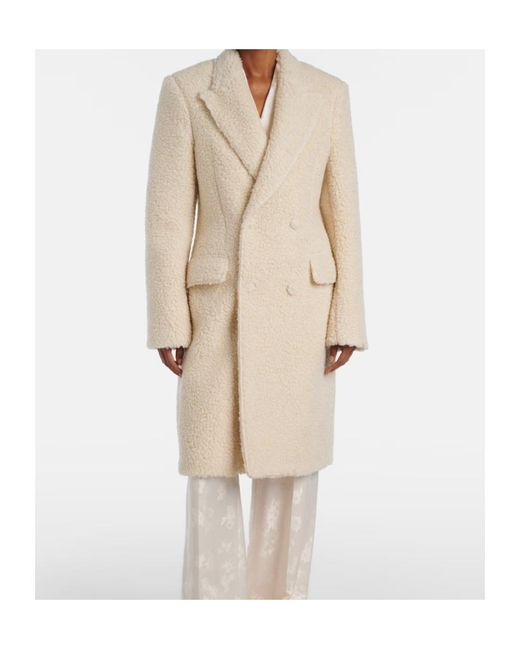 Gabriela Hearst Natural Long-Sleeved Coat