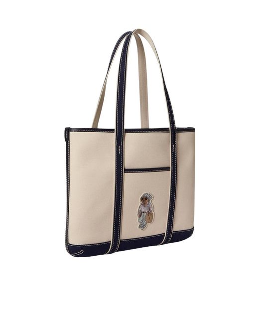 Polo Ralph Lauren Natural Large-Capacity Tote Bag
