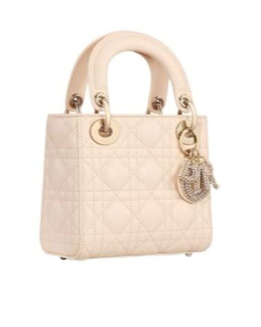 Dior Natural Mini Lady Handbag