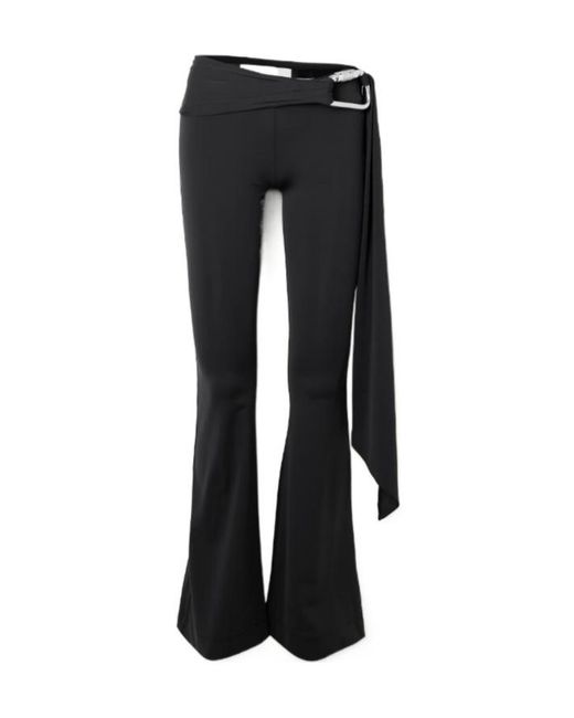 Conner Ives Black Flared Track Pants