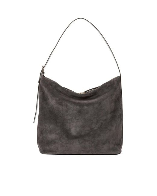 A.P.C. Gray Vera Maxi Bag