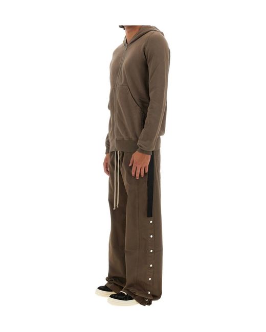 Rick Owens Brown Pusher Drawstring Pants for men
