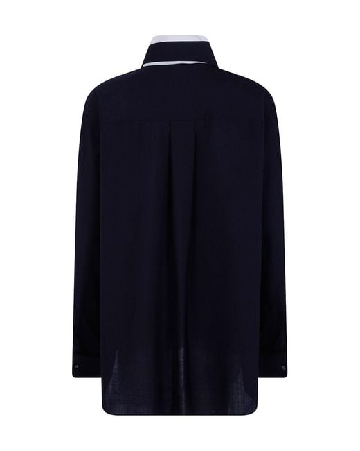 Sacai Blue Suiting Shirt