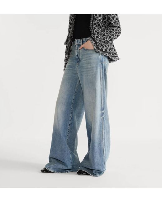 Dior Blue Flared Jeans