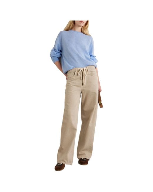 The Elder Statesman Blue Tranquility Cashmere Sweater