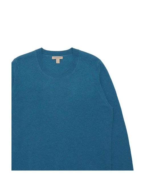 Burberry Blue Round-Necked Sweater