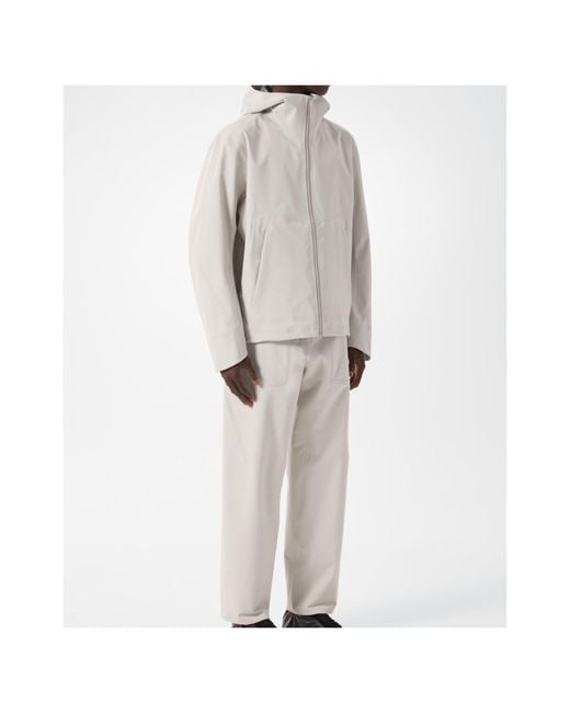 Veilance White Arris Zipped Jacket for men
