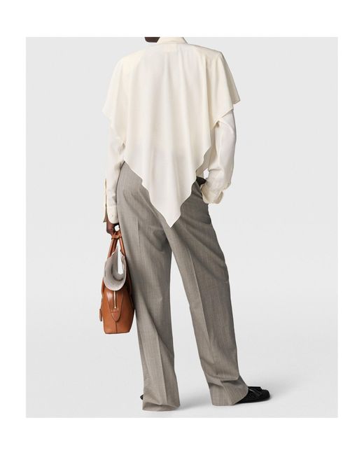Stella McCartney White Layered Long-Sleeved Shirt