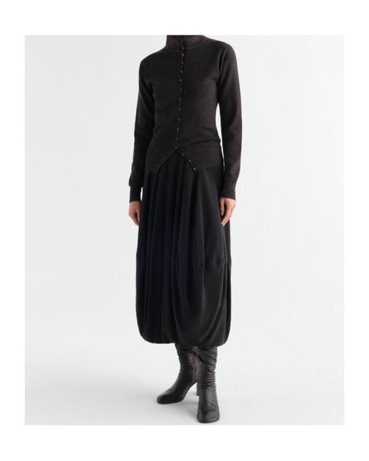 Lemaire Black Balloon Skirt