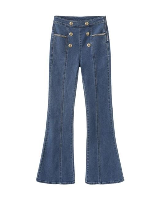 Marissa Chiara Blue Flared Jeans