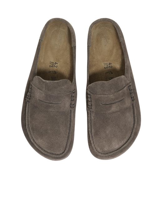 Birkenstock Brown Round-Toe Slippers for men