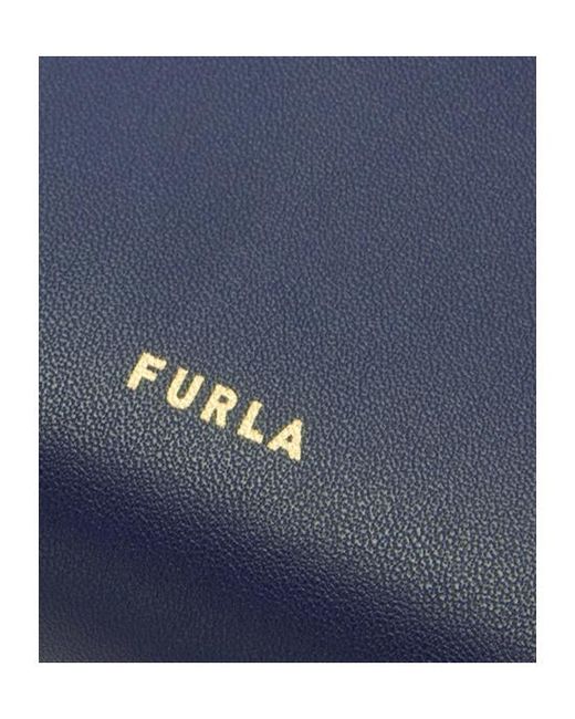 Furla Blue Dots Small Compact Wallet