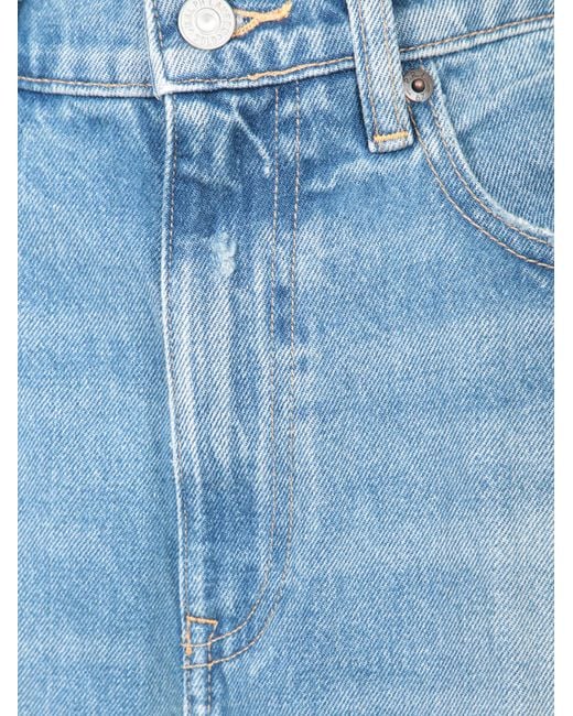 Polo Ralph Lauren Blue Straight-Leg Distressed Jeans