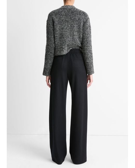 Vince Black Drawstring Pull-On Pants