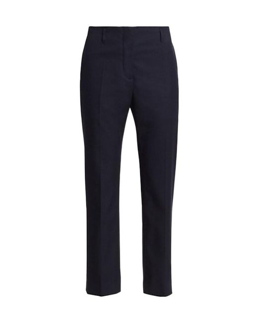 Dries Van Noten Blue High Waist Dress Trousers