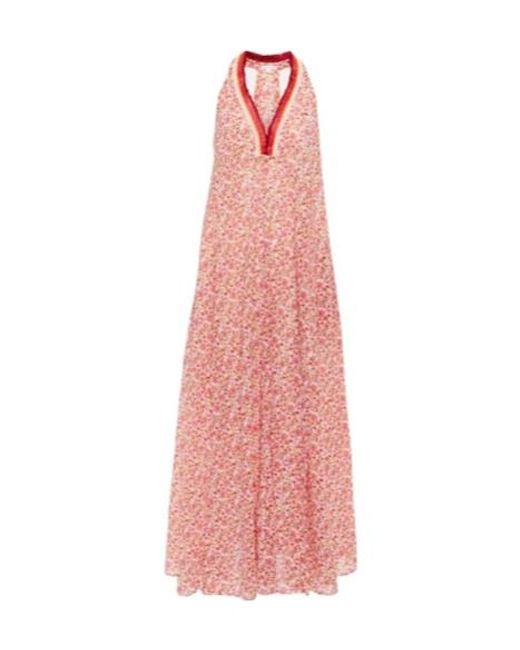 Poupette Pink Floral Maxi Dress