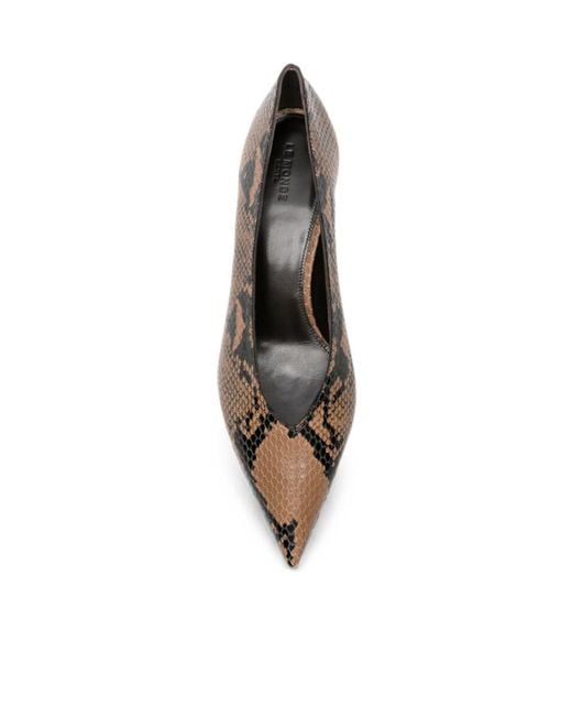 Le Monde Beryl Brown Kitten Heel Mules