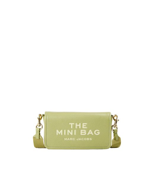 Marc Jacobs Green Grainedleather Mini Crossbody Bag