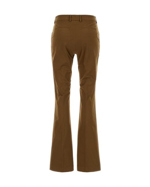 Pt Pantaloni Brown Pt Torino Elsa Flared Pants