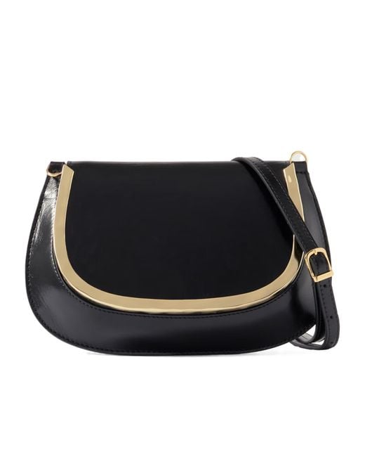 Jonathan Simkhai Black Logan Leather Shoulder Bag