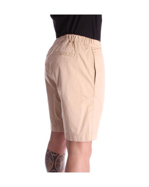Woolrich Multicolor Belted-Waist Bermuda Shorts for men