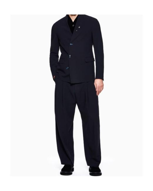 Giorgio Armani Blue Trouser Oversized for men