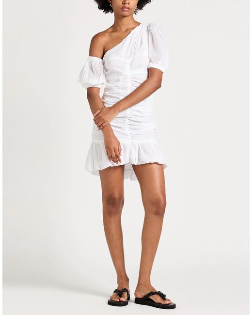 Isabel Marant White Slim-Fit Dress