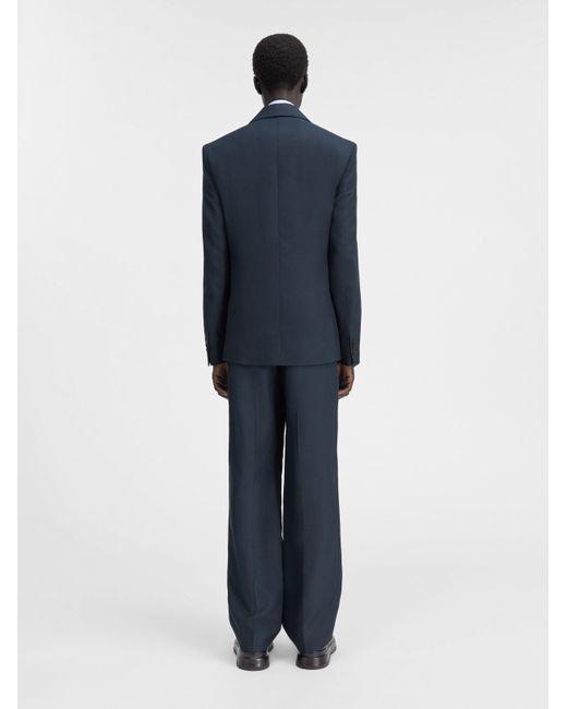 Jacquemus Blue Double-Breasted Blazer for men