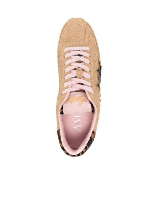 Amiri Natural Zebra Pacific Flat Sneakers