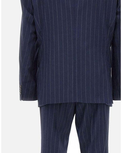 Boss Blue Boss Two-Piece Striped Tailored Suit for men