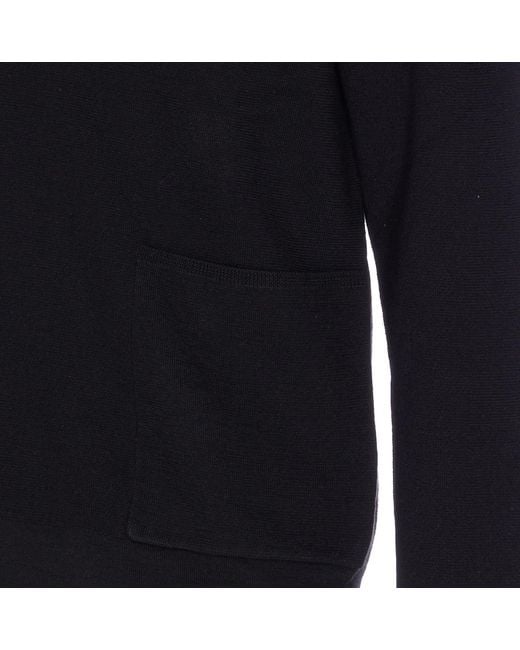 Hōsio Blue V-Neck Button-Up Cardigan for men