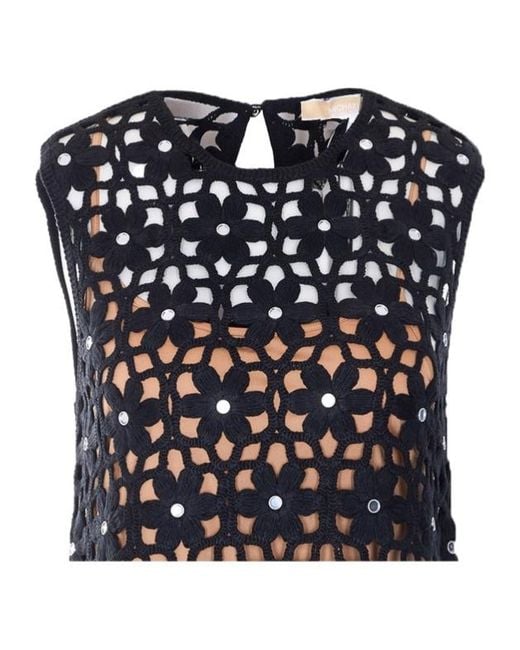 Michael Kors Black Sleeveless Dress