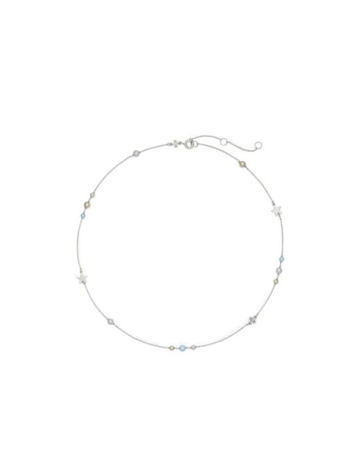 Tory Burch White Moondance Necklace