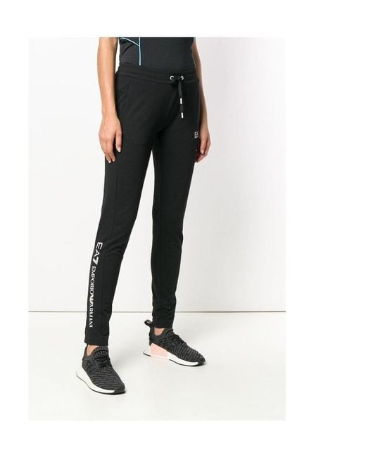 EA7 Black Logo Sweatpants
