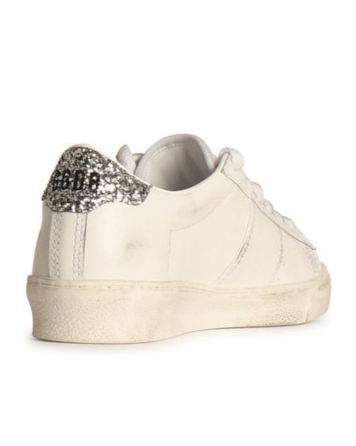 Golden Goose Deluxe Brand Natural Glitter Embellished Low-Top Sneakers
