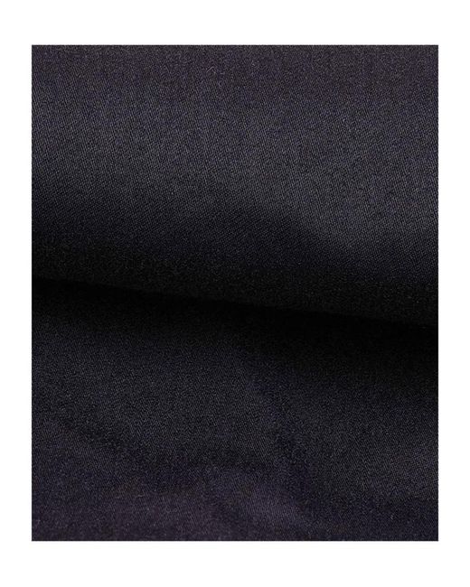 Lemaire Blue Soft Pleated High-Neck Jacket