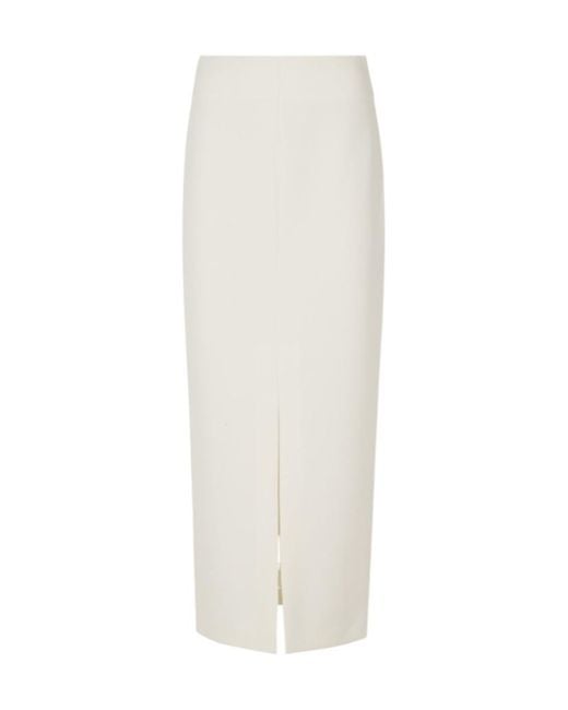 FEDERICA TOSI White Slit Skirt