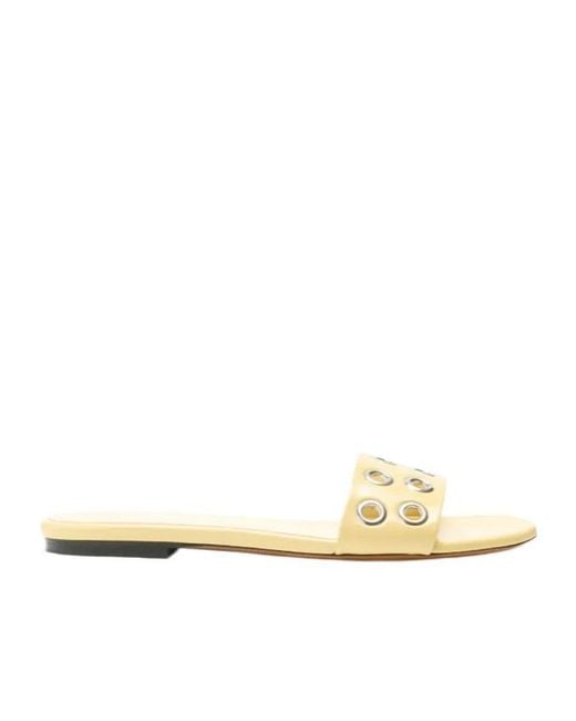 Proenza Schouler Metallic Grommet Sandasl