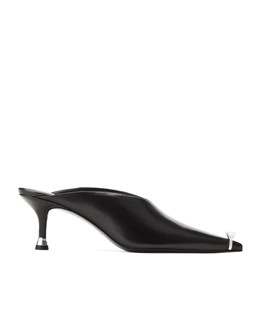 Alexander Wang Black Akilita Ring Mules