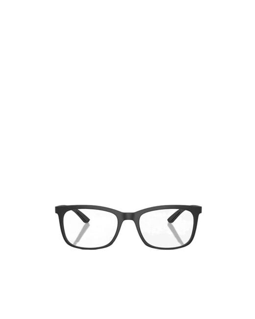 Ray-Ban White Rectangle Frame Glasses