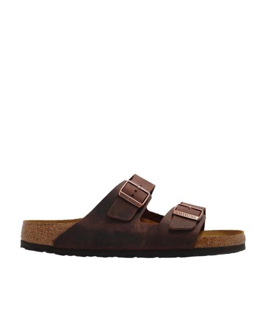 Birkenstock Brown 'Arizona' Sandals for men